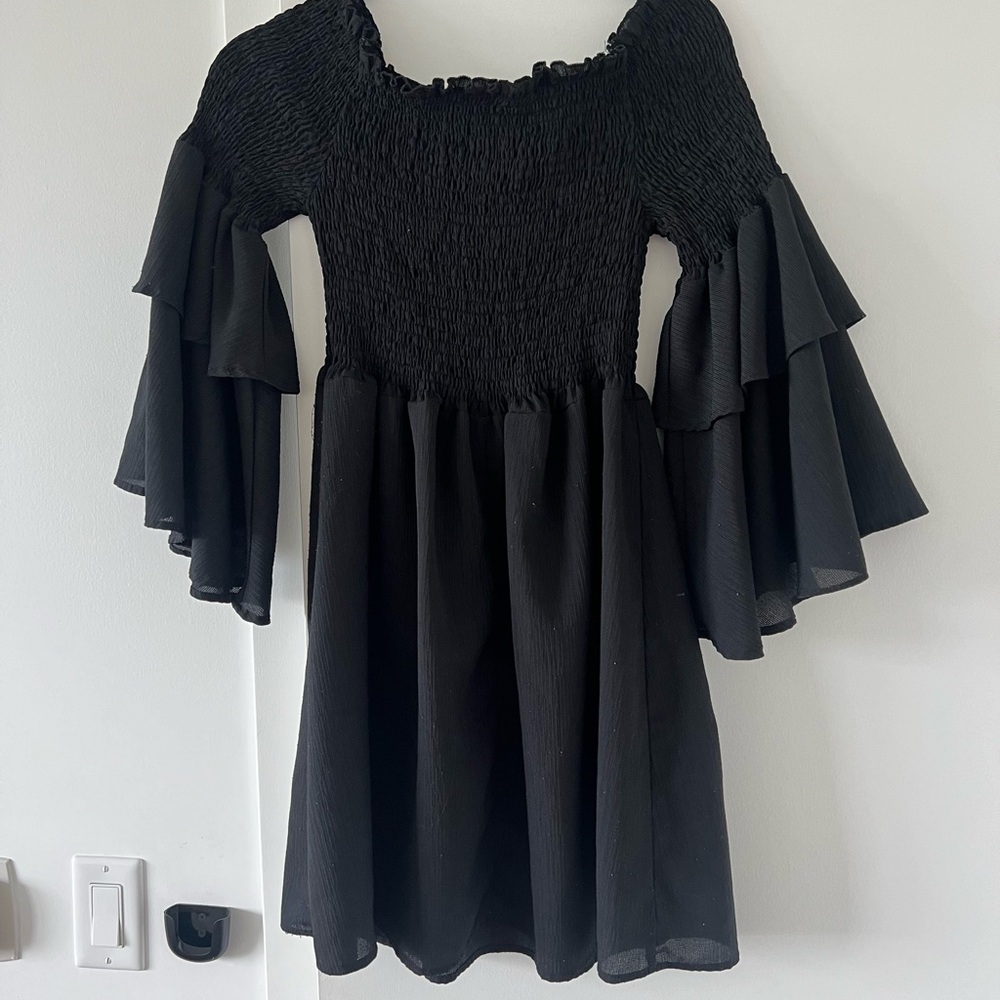 Black summer dress